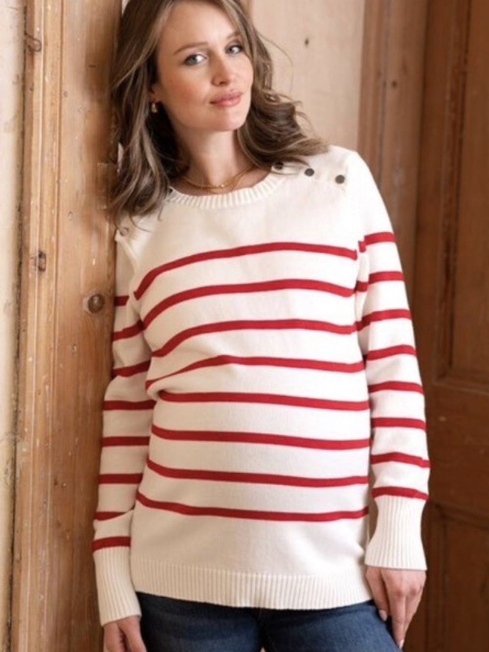 Seraphine maternity and nursing sweater